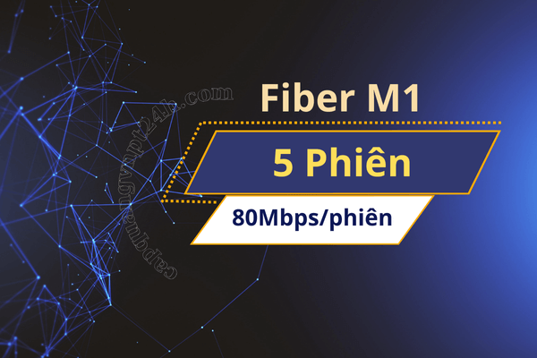 Fiber M1 internet livestream bán hàng 5 Phiên