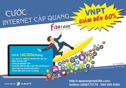 Khuyến mãi lắp đặt internet cáp quang VNPT Huyện Củ Chi