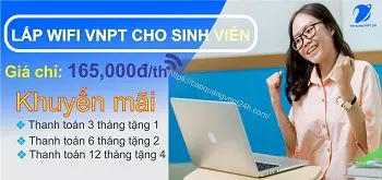 Lắp WiFi VNPT cho sinh viên