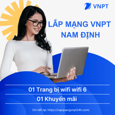 Lắp mạng VNPT Huyện Ý Uyên Nam Định 180k Tốc độ cao 100Mbps